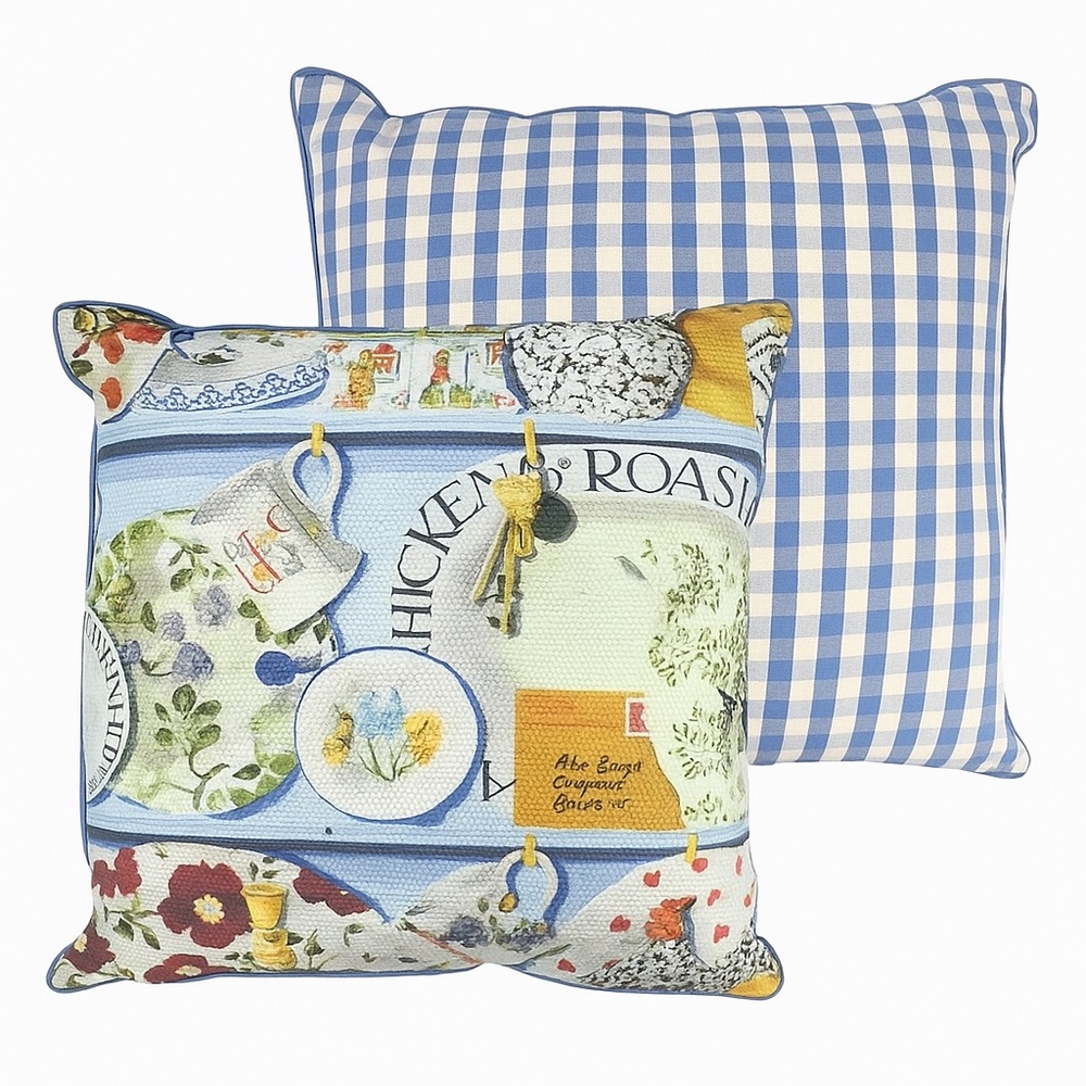 EMMA BRIDGEWATER Blue Dresser Pillow Large